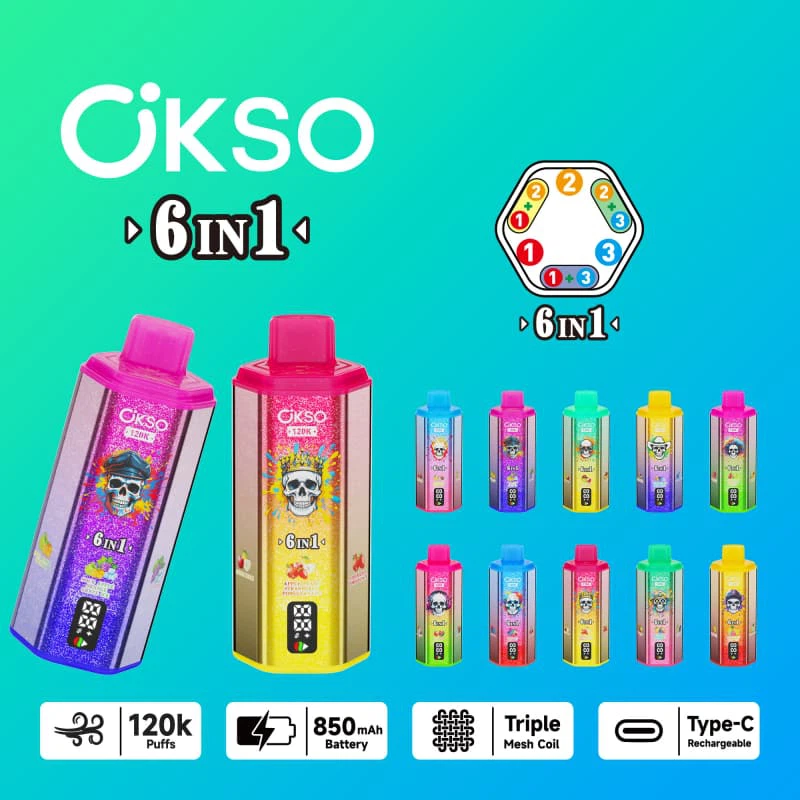 Okso 120000 Puffs 6v1